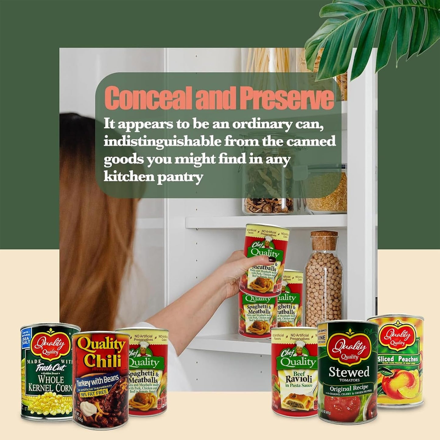 Fake Soup Can Diversion Safe Keep Your Valuables Safe Storage Home Security   Spaghetti and Meatballs