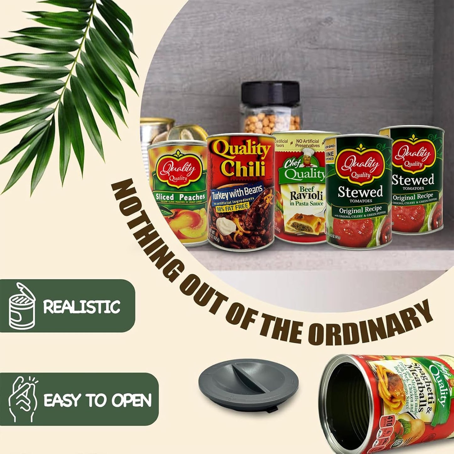 Fake Soup Can Diversion Safe Keep Your Valuables Safe Storage Home Security   Spaghetti and Meatballs