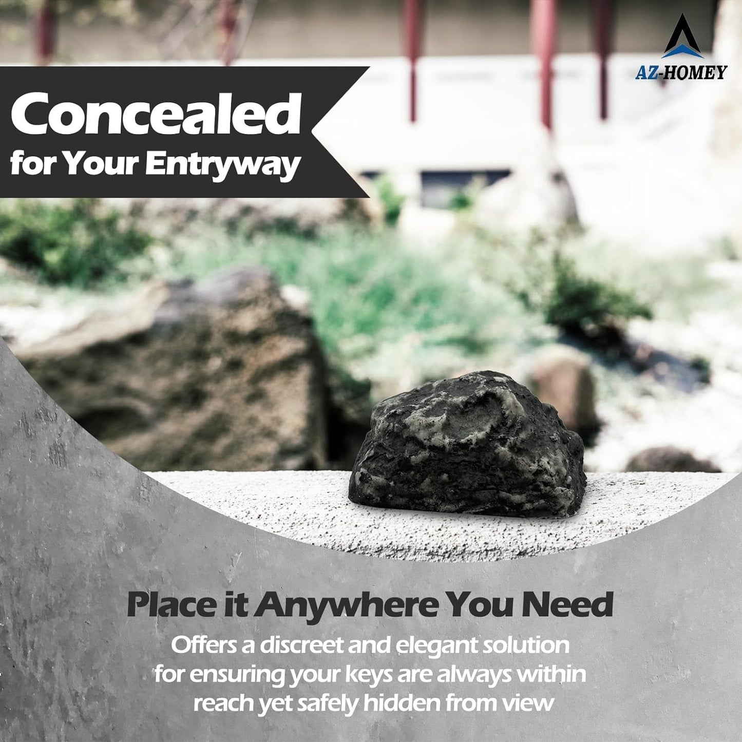 Ultimate Concealed Key Stone Rock   Authentic Appearance, Unmatched Durability, and Secure Practicality for Outdoor Use and Emergencies   Hide a Key Outdoor   Key Rock Holder