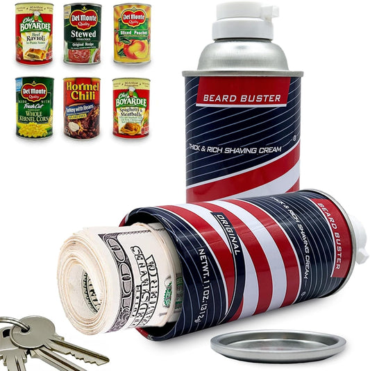 Diversion Safe Can Men Shaving Cream   11oz Travel Size for Keys, Cash, and Valuables   Secure Storage Container for Home or Travel