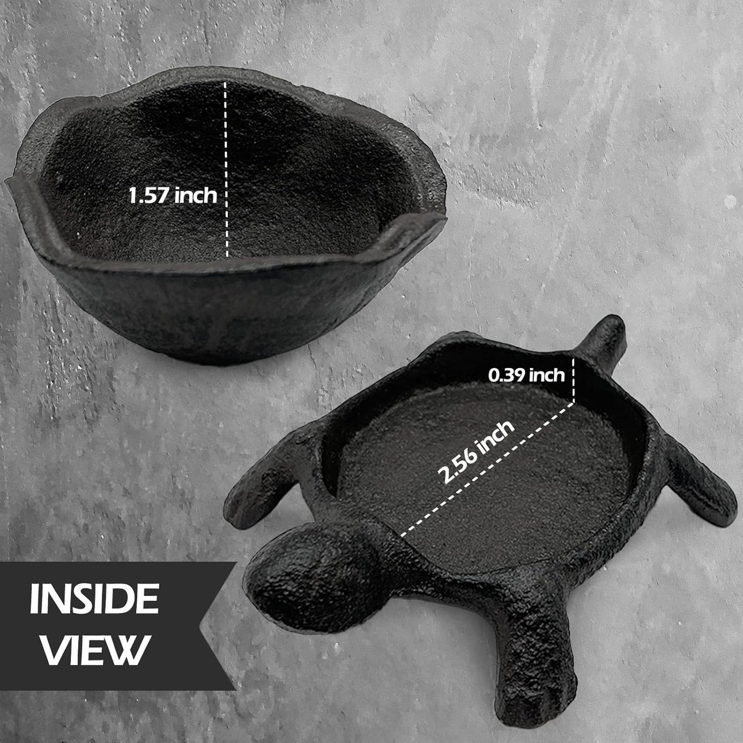 Cast Iron Turtle Key Hider   Outdoor Hidden Key Holder, Decorative Garden Statue, Secret Hiding Spot for Spare Keys, Discreet and Durable Hide a Key Solution, Ideal for Home, Yard, and Patio