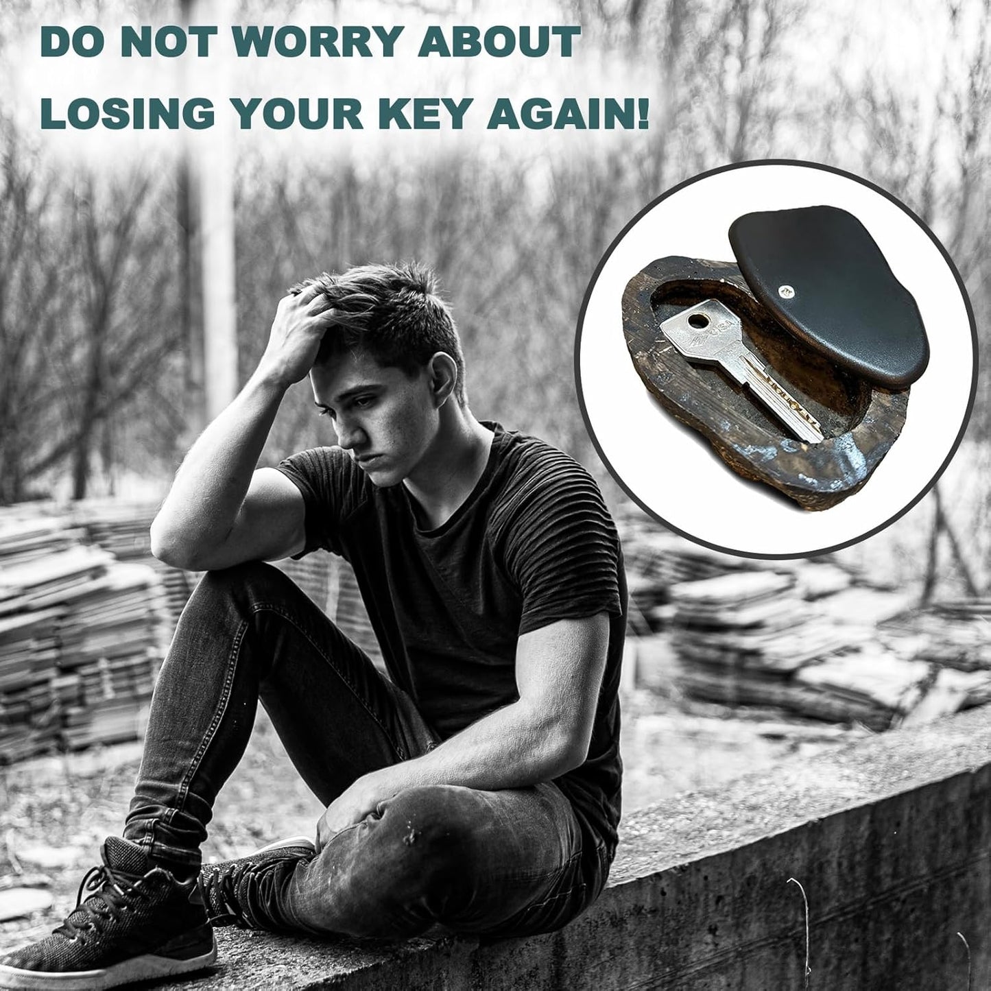 Ultimate Concealed Key Stone Rock   Authentic Appearance, Unmatched Durability, and Secure Practicality for Outdoor Use and Emergencies   Hide a Key Outdoor   Key Rock Holder