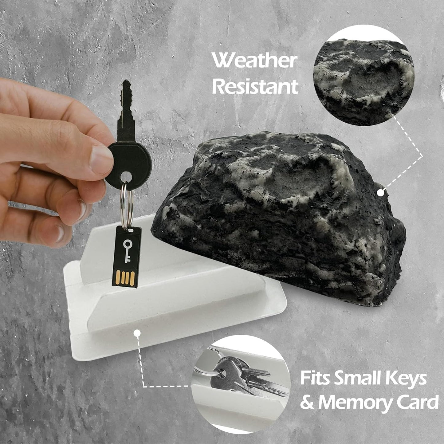 Ultimate Concealed Key Stone Rock   Authentic Appearance, Unmatched Durability, and Secure Practicality for Outdoor Use and Emergencies   Hide a Key Outdoor   Key Rock Holder